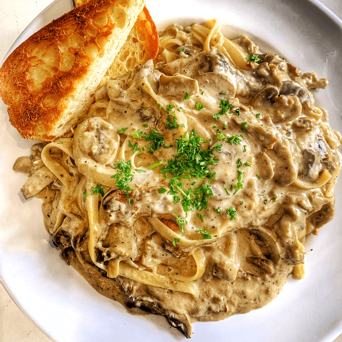 Steak Stroganoff Fettuccine