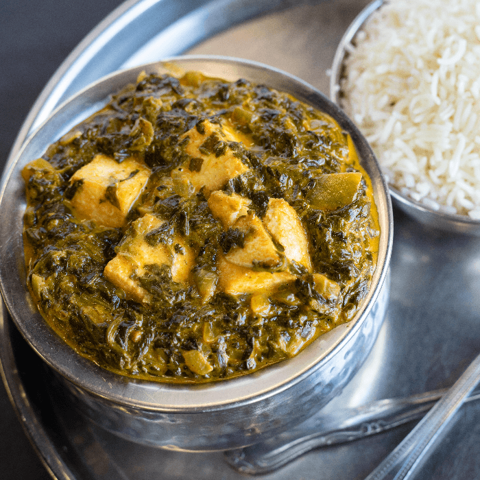 Saag Paneer.