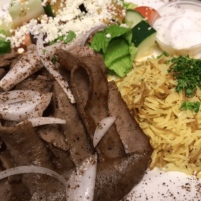 Fully Loaded French Fries Gyro Mix.