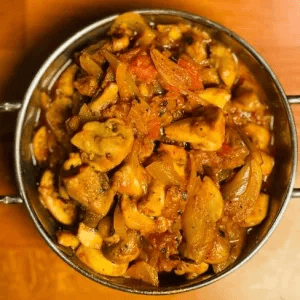 Mushroom Bhaji.
