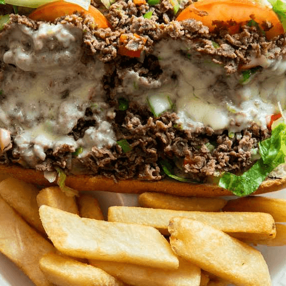 Steak & Cheese Sandwich.