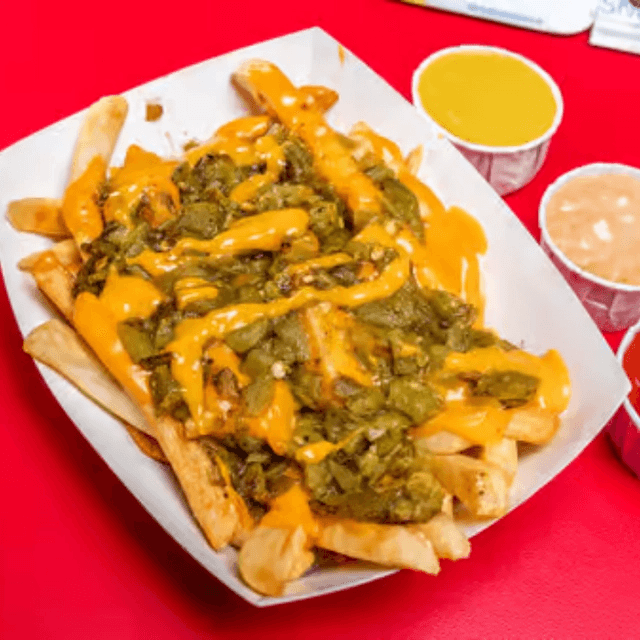 Green Chili Cheese Fries