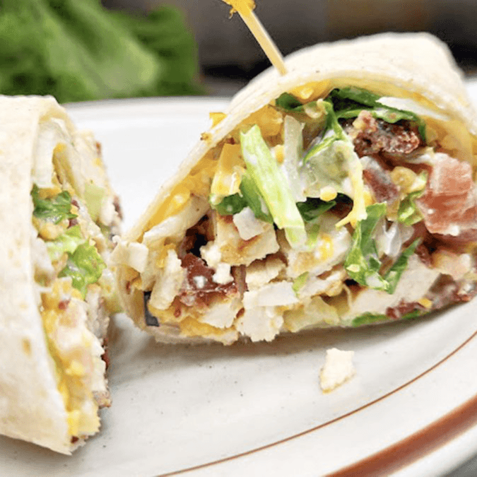 Chicken Strip Bacon Wrap