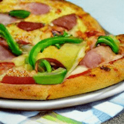 Green Hawaiian Pizza (12")