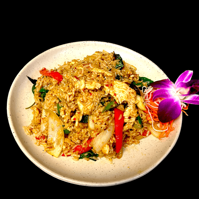Spicy Basil Fried Rice 🌶️.