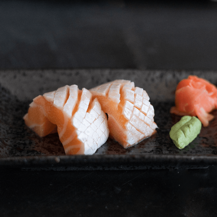 1193 Toro (Salmon Belly) Sashimi (2 pcs)