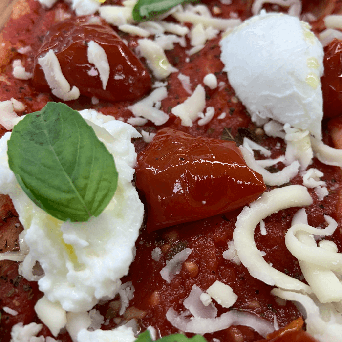 Semi-Dried Tomato and Fresh Mozzarella