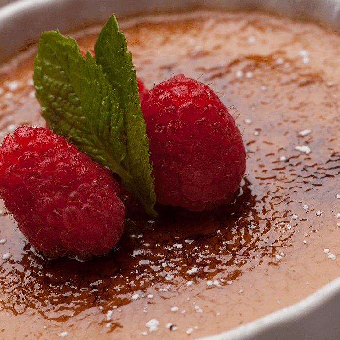 Crème Brulee.