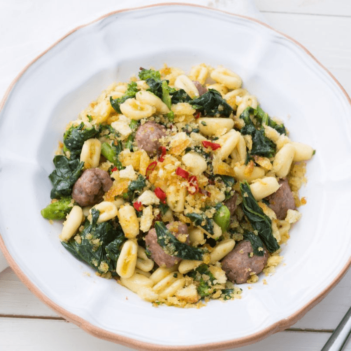 Cavatelli with Sausage