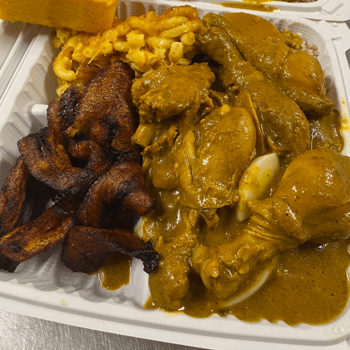 Large Bone in Curry chicken