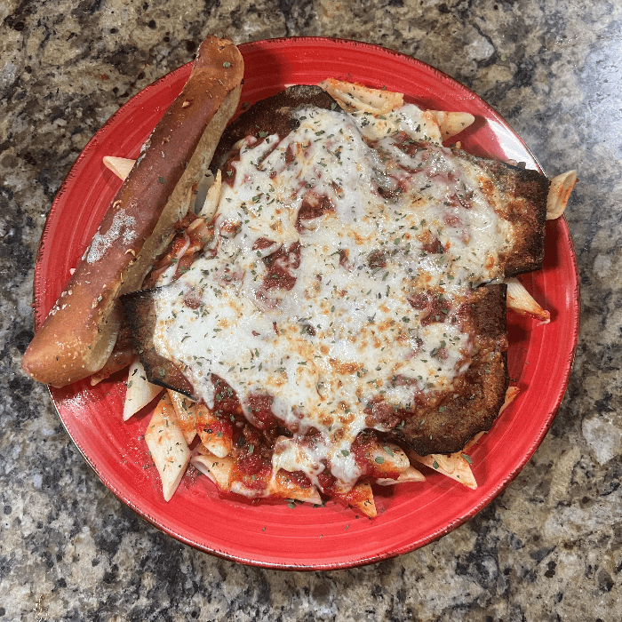 Ziti with Eggplant.