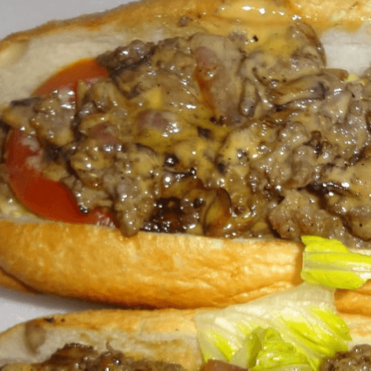 Philly Cheese Steak Hoagie.