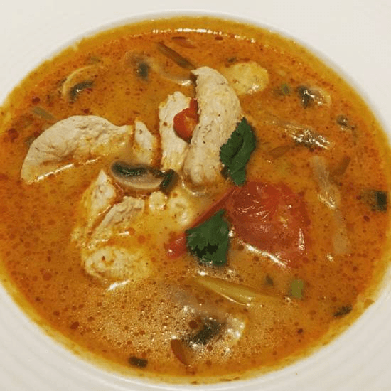 Hot & Sour Chicken Soup - Tom Yum Kai