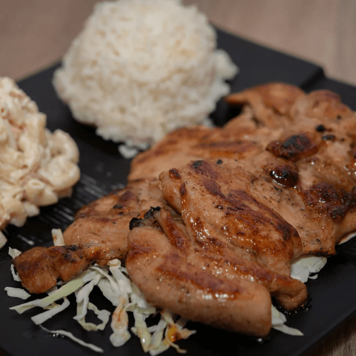Hawaiian BBQ Chicken.