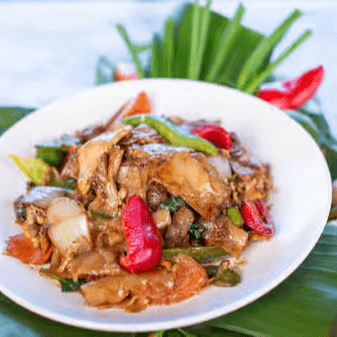 Pad Kee Mow Noodles