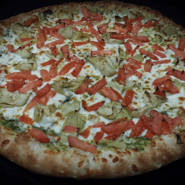 Via Mia Artichokes Pizza.
