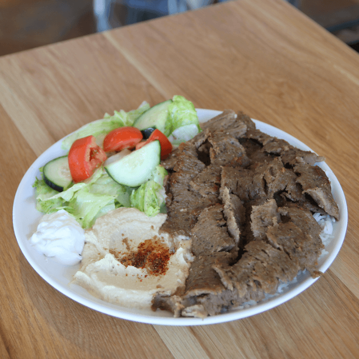 Gyro (Beef) Plate.