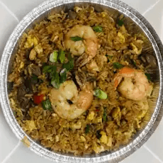 Arroz Chaufa Chicken, Beef, Shrimp