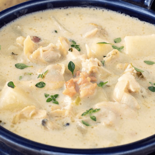 4. Homemade New England Clam Chowder