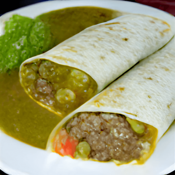 Chile Verde Burrito