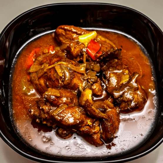 Brown Stew Chicken Large Meal