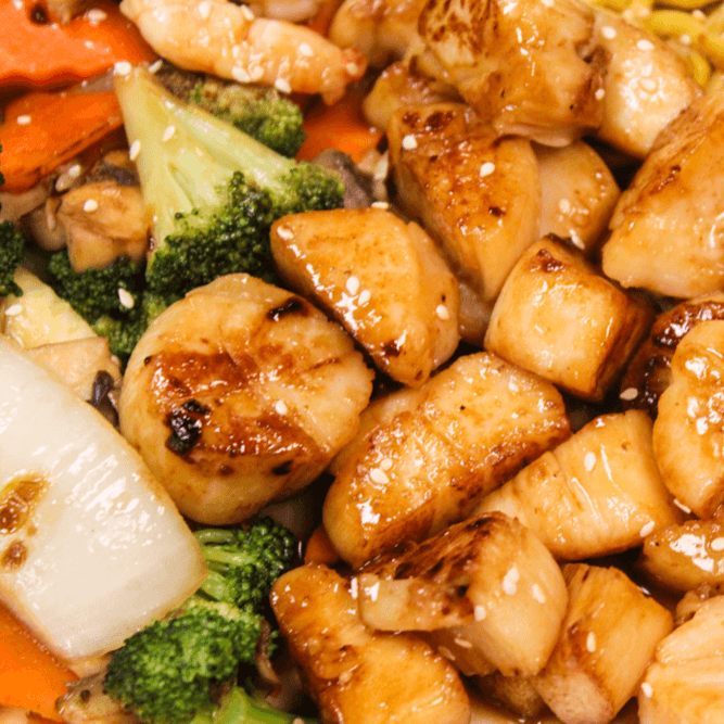 8. Hibachi Scallops.