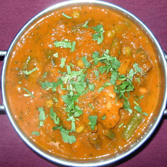 Mixed Vegetable Curry.