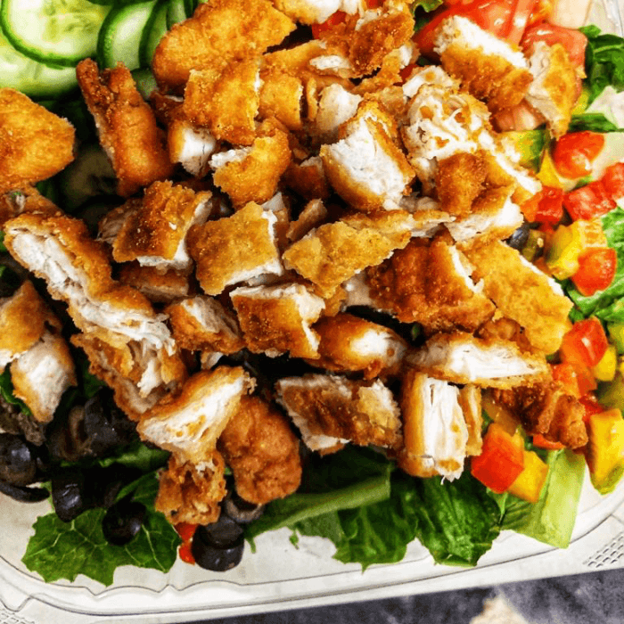 Chicken Finger Salad.