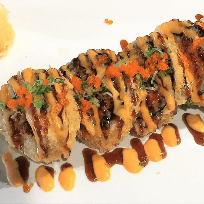 Crispy Spicy Salmon Roll