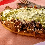 Huarache Carne Molida