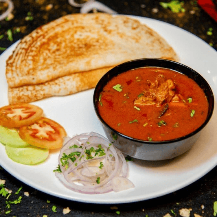  Dosa and Chicken Curry