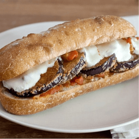 Eggplant Parmigiana Sub