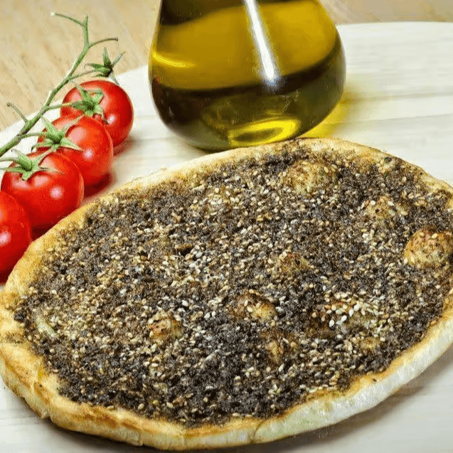 Lebanese Thyme Pizza (Manakish Zaatar)