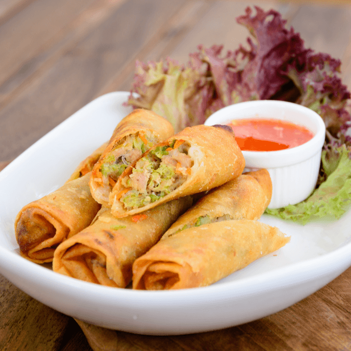 Vegetable Eggrolls (4pcs)