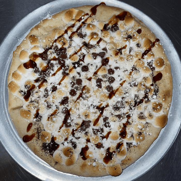 Dessert Pizza.