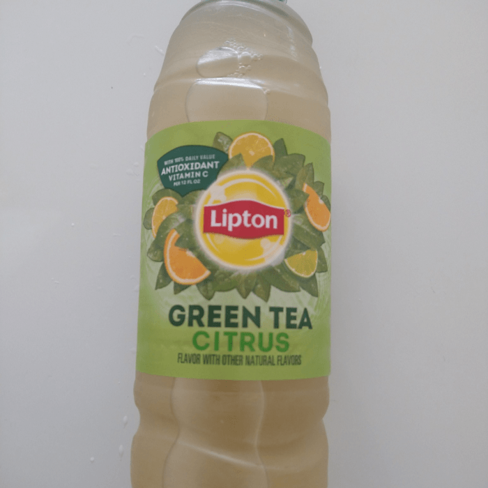 Lipton Green Tea.