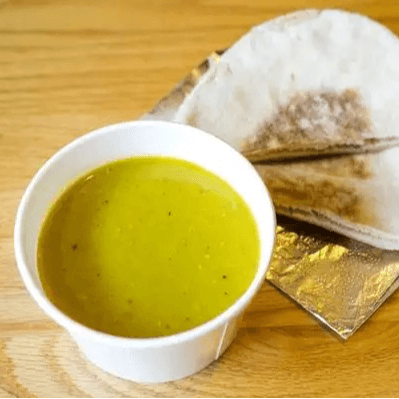Lentil Soup with Pita