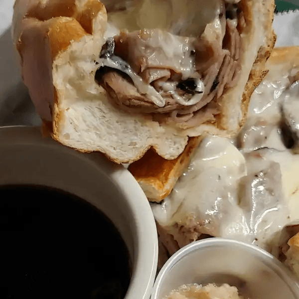 French Dip Sandwich.