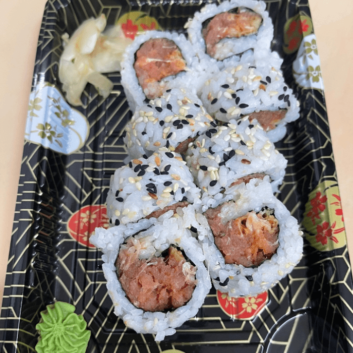 Spicy Crunchy Tuna Roll.