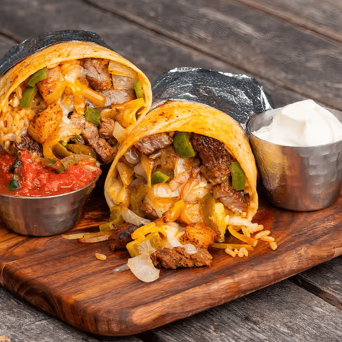 Steak Melt Burrito