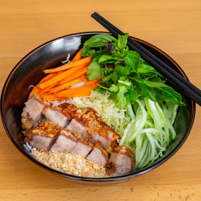 30. Crispy Pork Belly Vermicelli Bowl - Bún Heo Quay