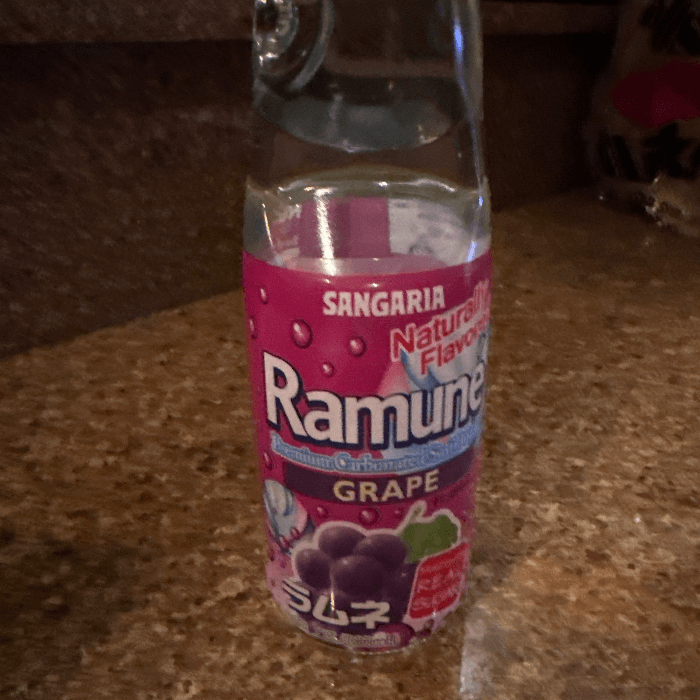 Japanese Soda( Grape flavor).
