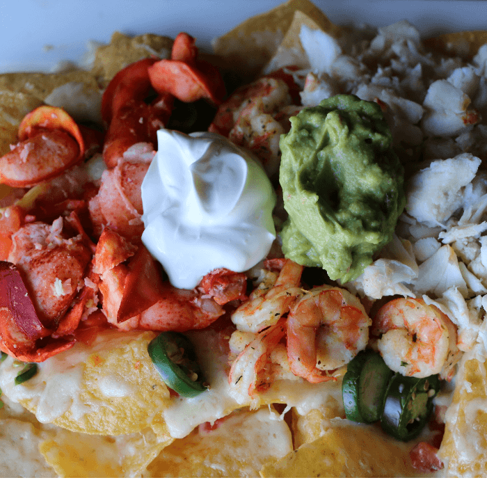 Seafood Nachos.
