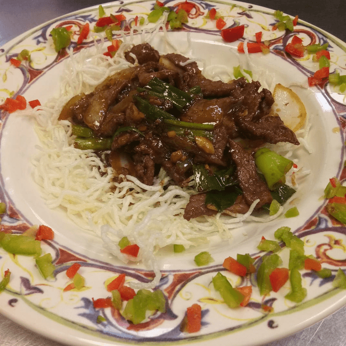 Mongolian Entree.