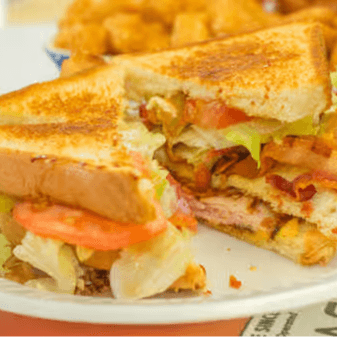 Big Bright Star Club Sandwich