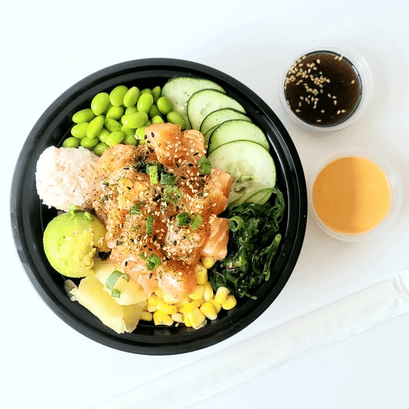 Lunch at Our Hawaiian Poke Restaurant