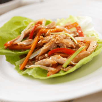 Chicken Stir Fry Wrap.