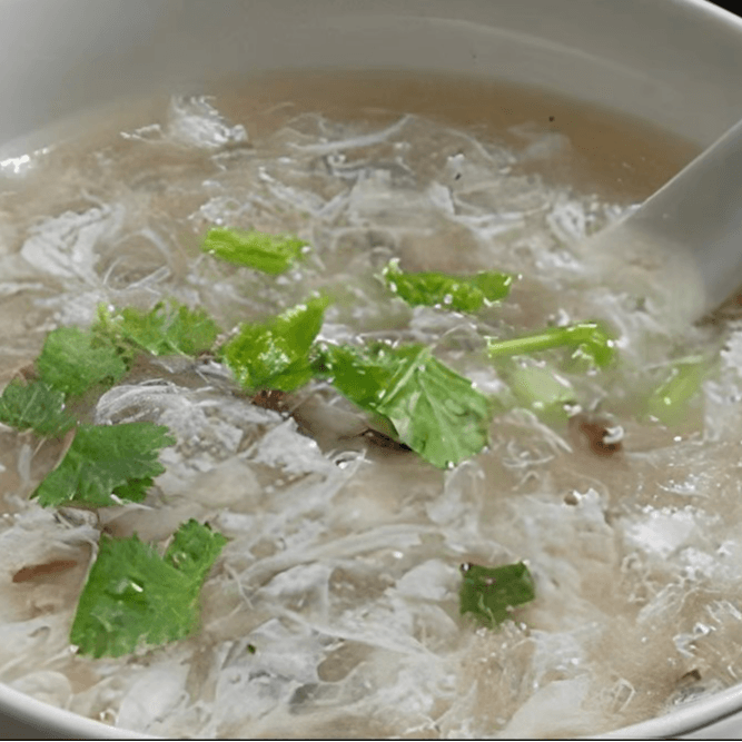 Minced Beef and Egg Drop Soup 西湖牛肉羹