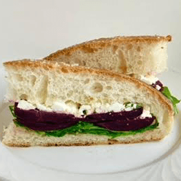 Beet and Goat Cheese Sandwich