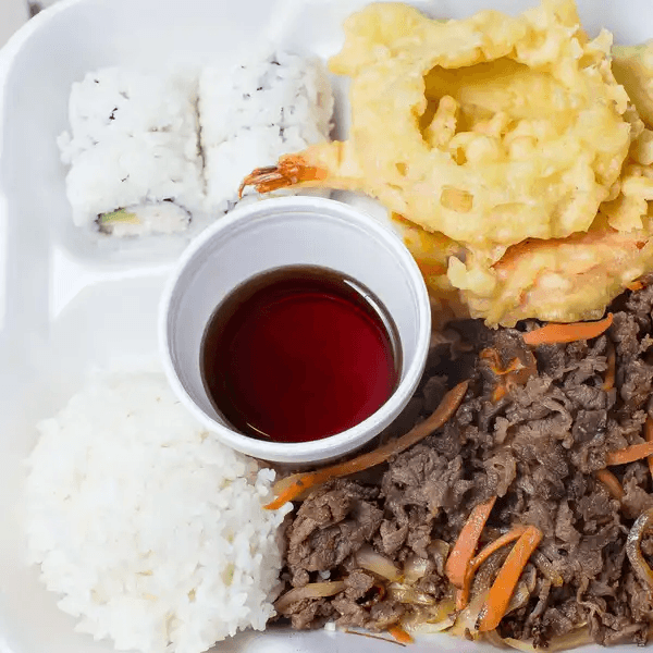 Korean Bulgogi Bento.